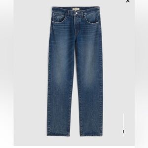 Madewell Dean Easy Straight Jean
